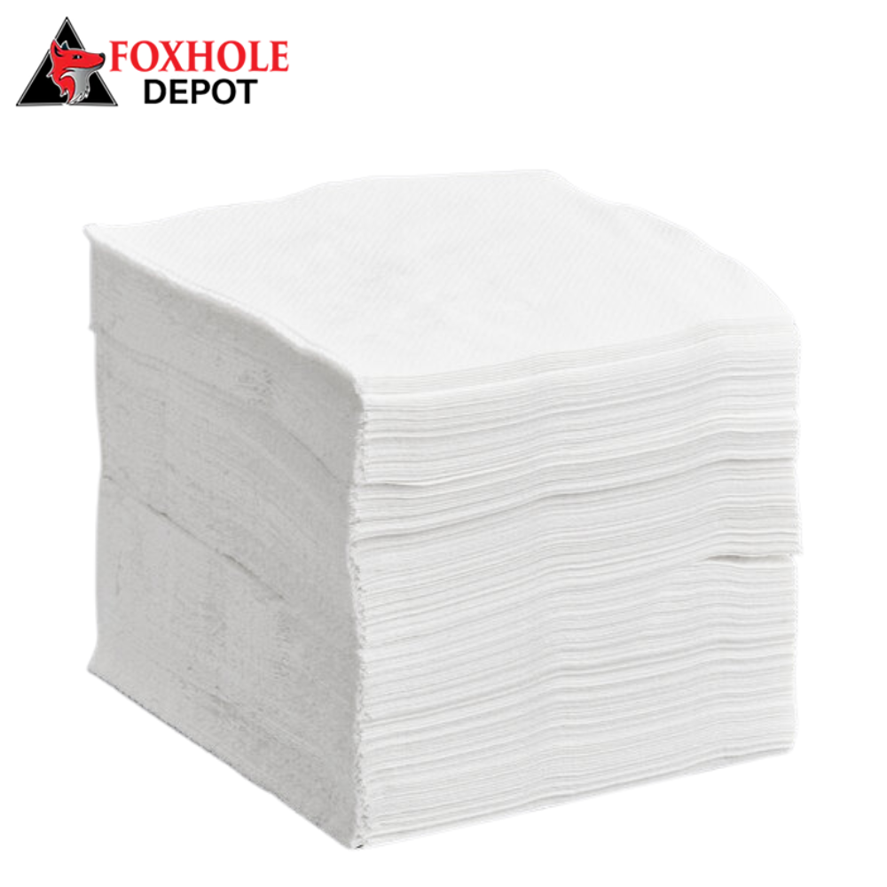 1-Ply White Beverage / Cocktail Napkin - 4000/Case
