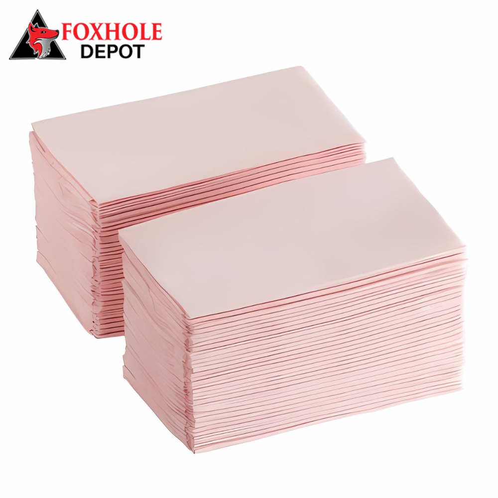 15" x 17" Pink 2-Ply Paper Dinner Napkin - 1000/Case