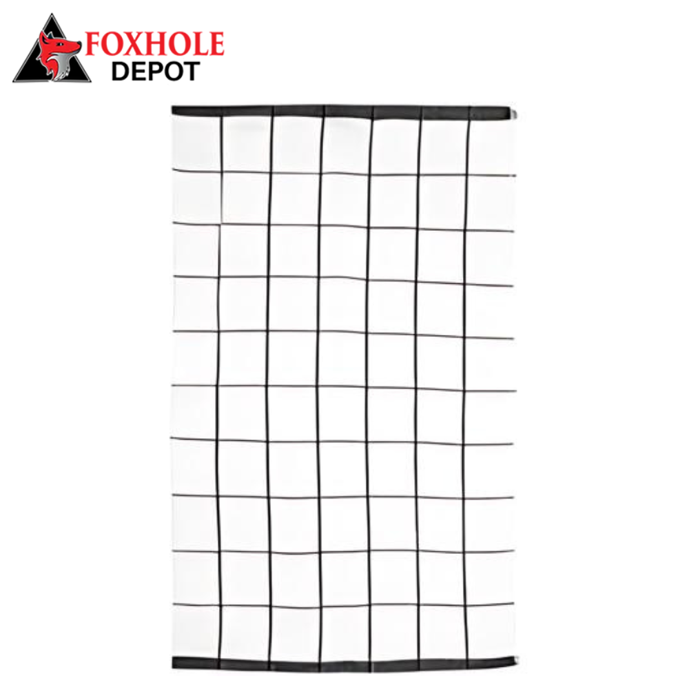 15" x 25" Windowpane Pattern 32 oz. 100% Cotton Terry Kitchen Towel - 12/Pack