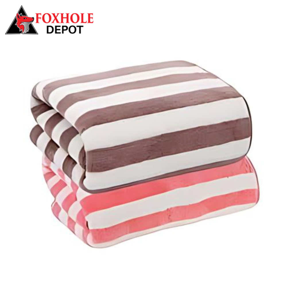 15" x 26" Multi-Stripe 100% Cotton Bar Towel - 12/Pack