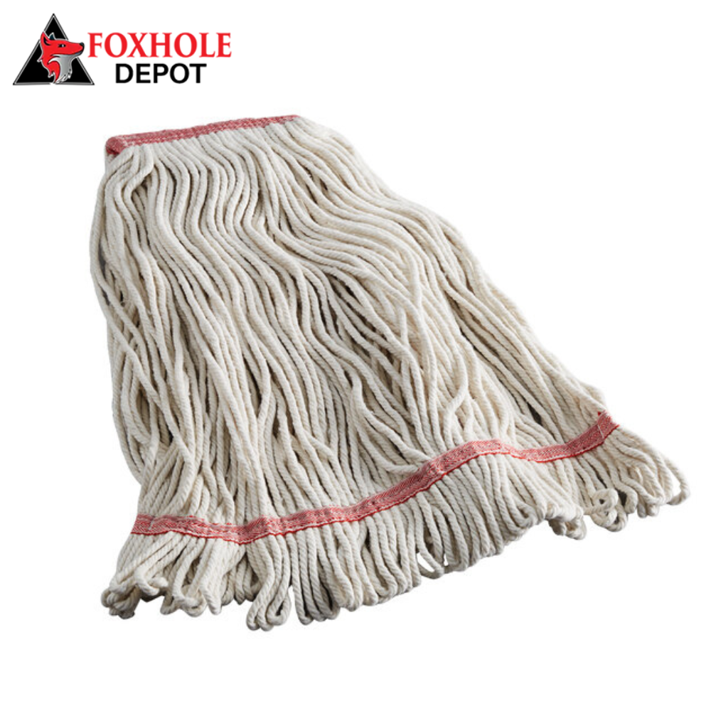 16 oz. Cotton Blend Loop End Mop Head with 5" Band