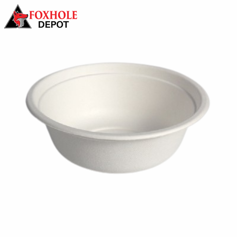 16oz Round Compostable Sugarcane / Bagasse Bowls - 1000/Case