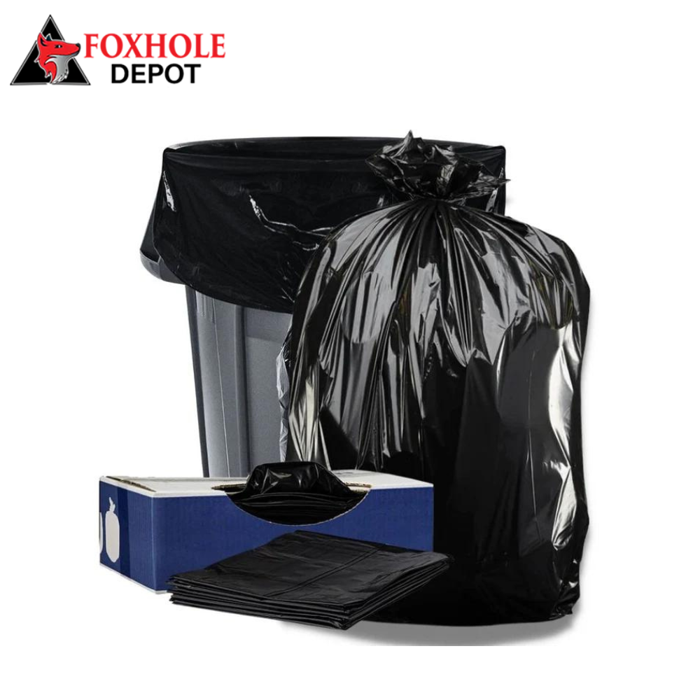 20-30 Gallon Trash bags 3.0 MIL, 30"W x 42"H, Clear, 100/ Case