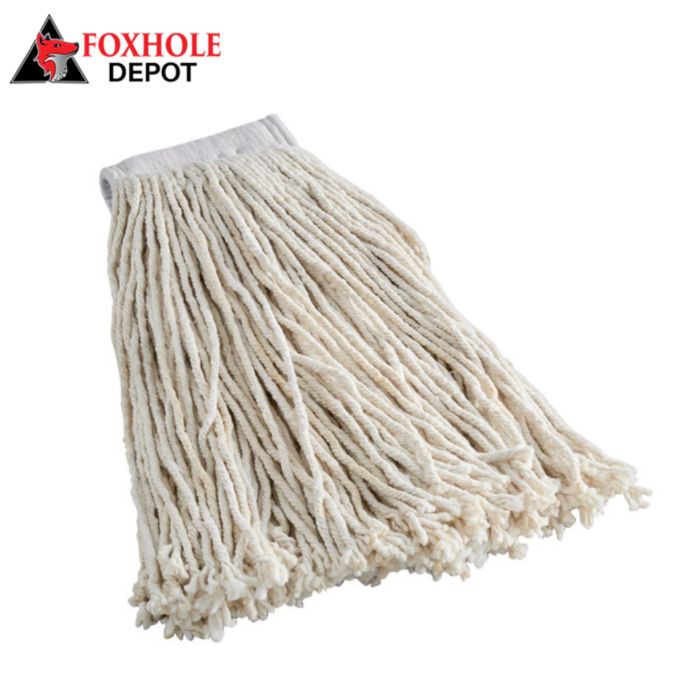 24 oz. Cotton Cut End Mop Head with 5" Band