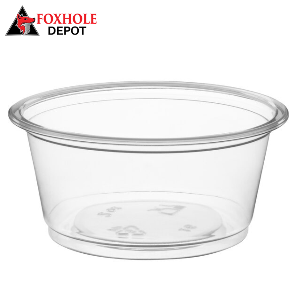 2 oz. Clear PP Souffle Cup Portion Cups - 2500/Case