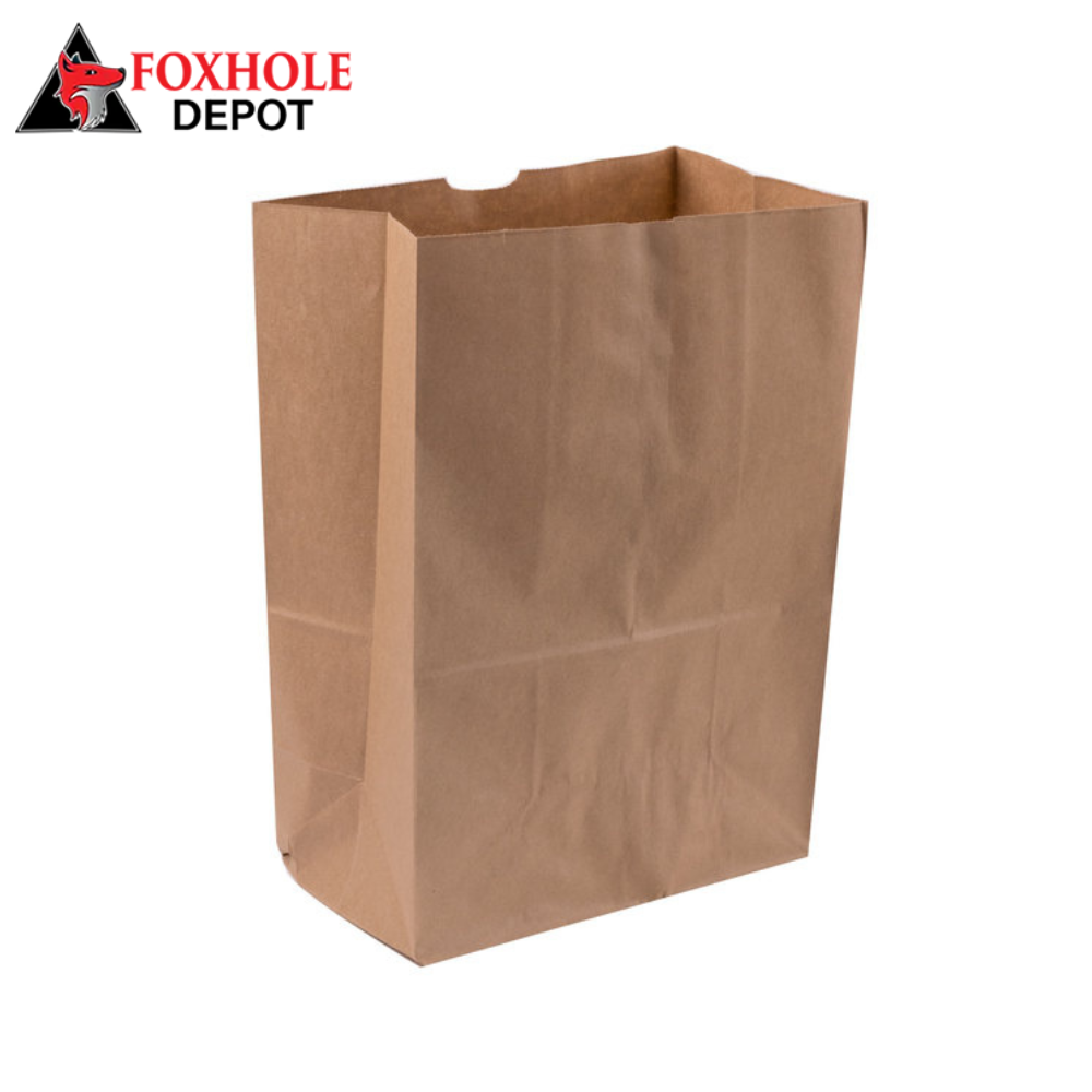 Heavy Duty Paper Grocery Bags,12 x 7 x 17" - 500/Pack