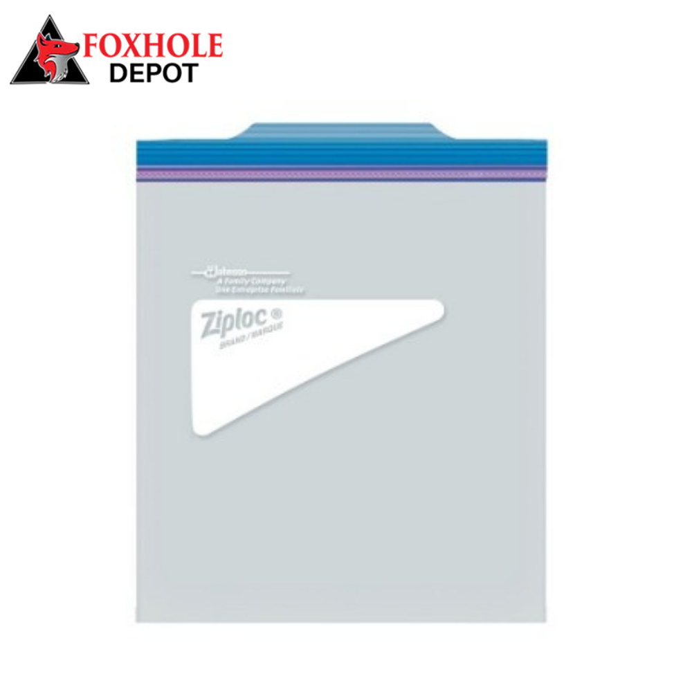 Easy-Open Double Zipper Bag Quart Freezer Bags, 1000/Case