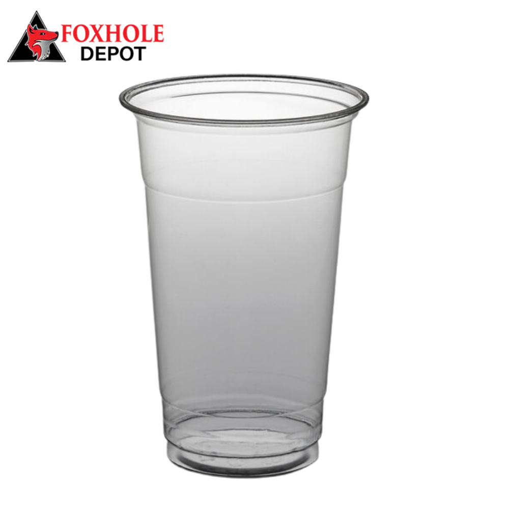 20 oz. Clear Disposable PET Plastic Cold Cups - 1000/Case
