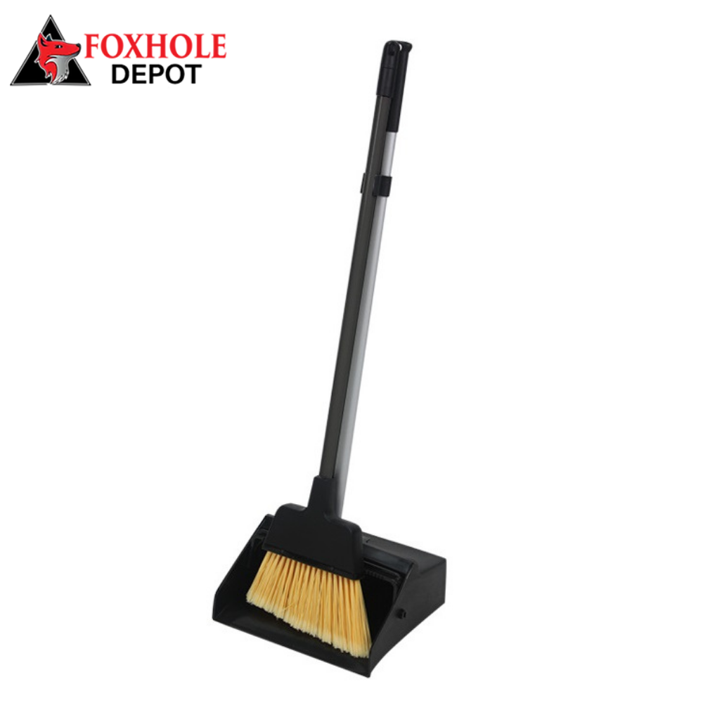 36" Broom and Upright Dustpan