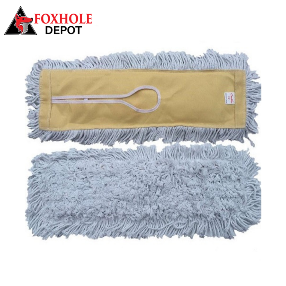 48" x 5" Cotton Dust Mop Head - 24/Case