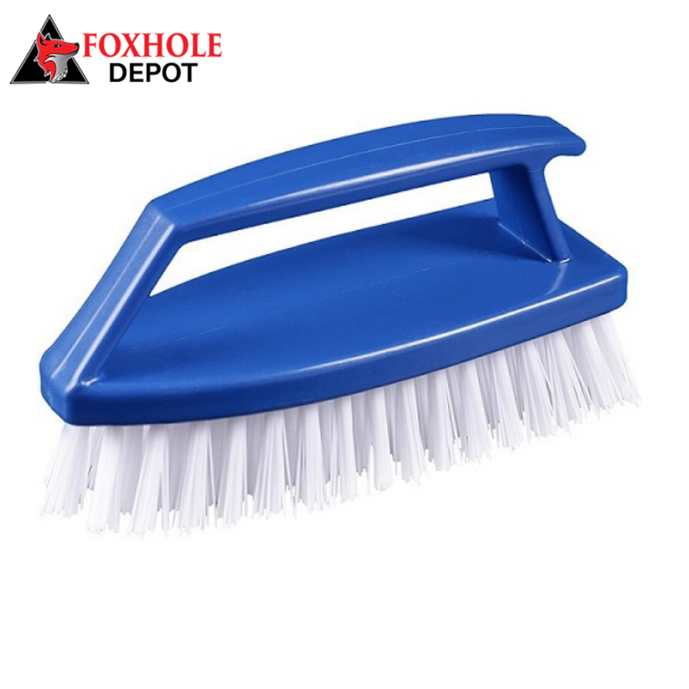 6" Blue Iron Scrub Brush