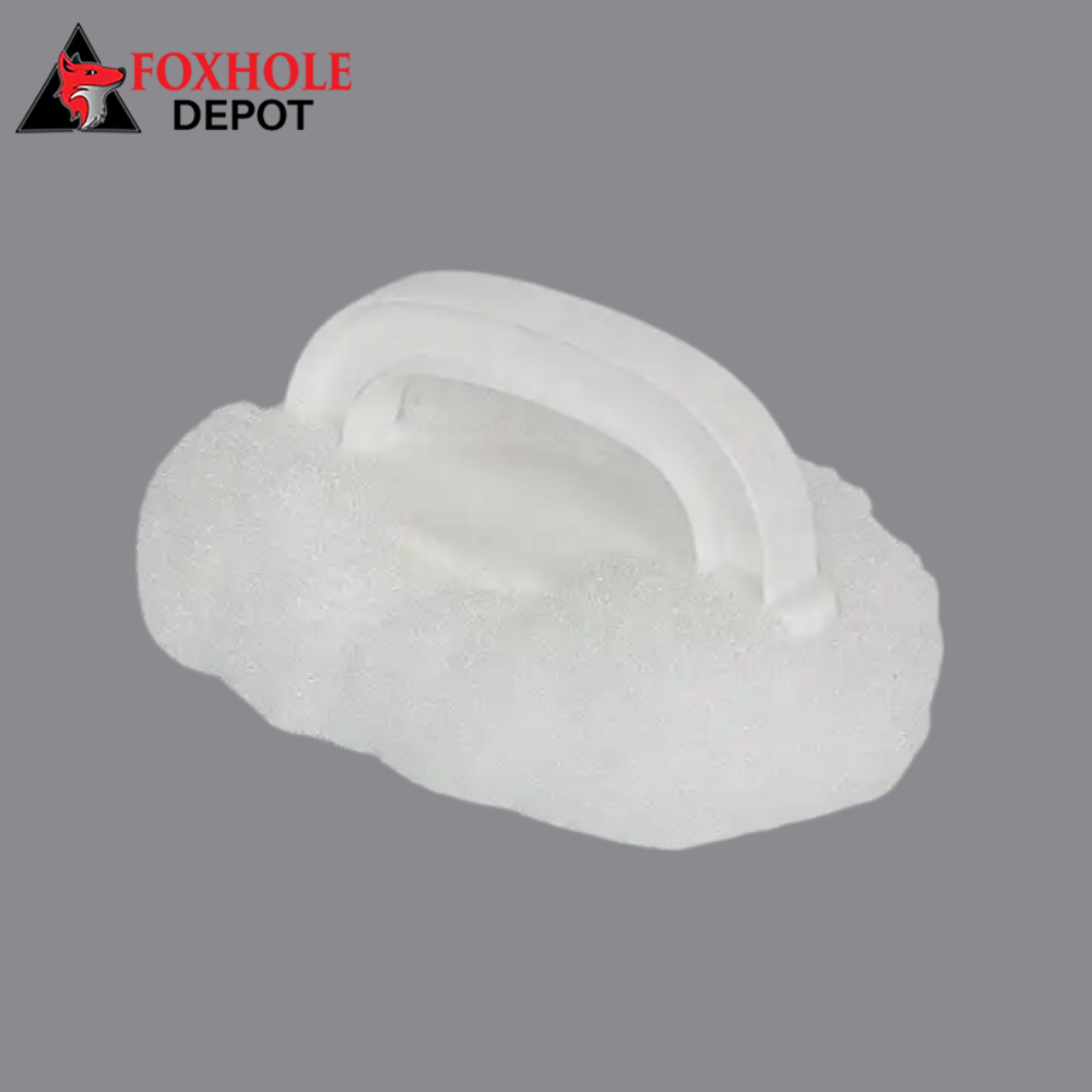 7" White Soft Multifunctional Cleaning Brushes - 100/Case