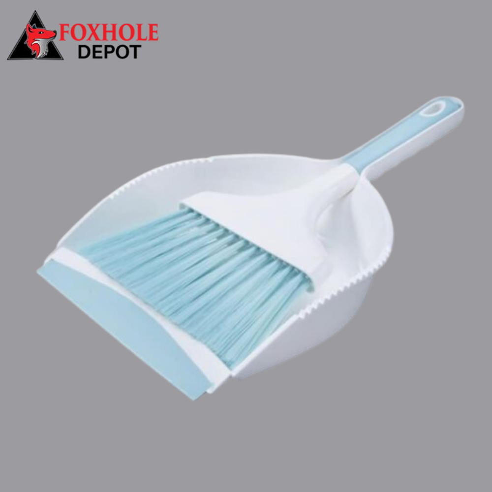 8" Mini Dustpan and Broom for Detail Cleaning