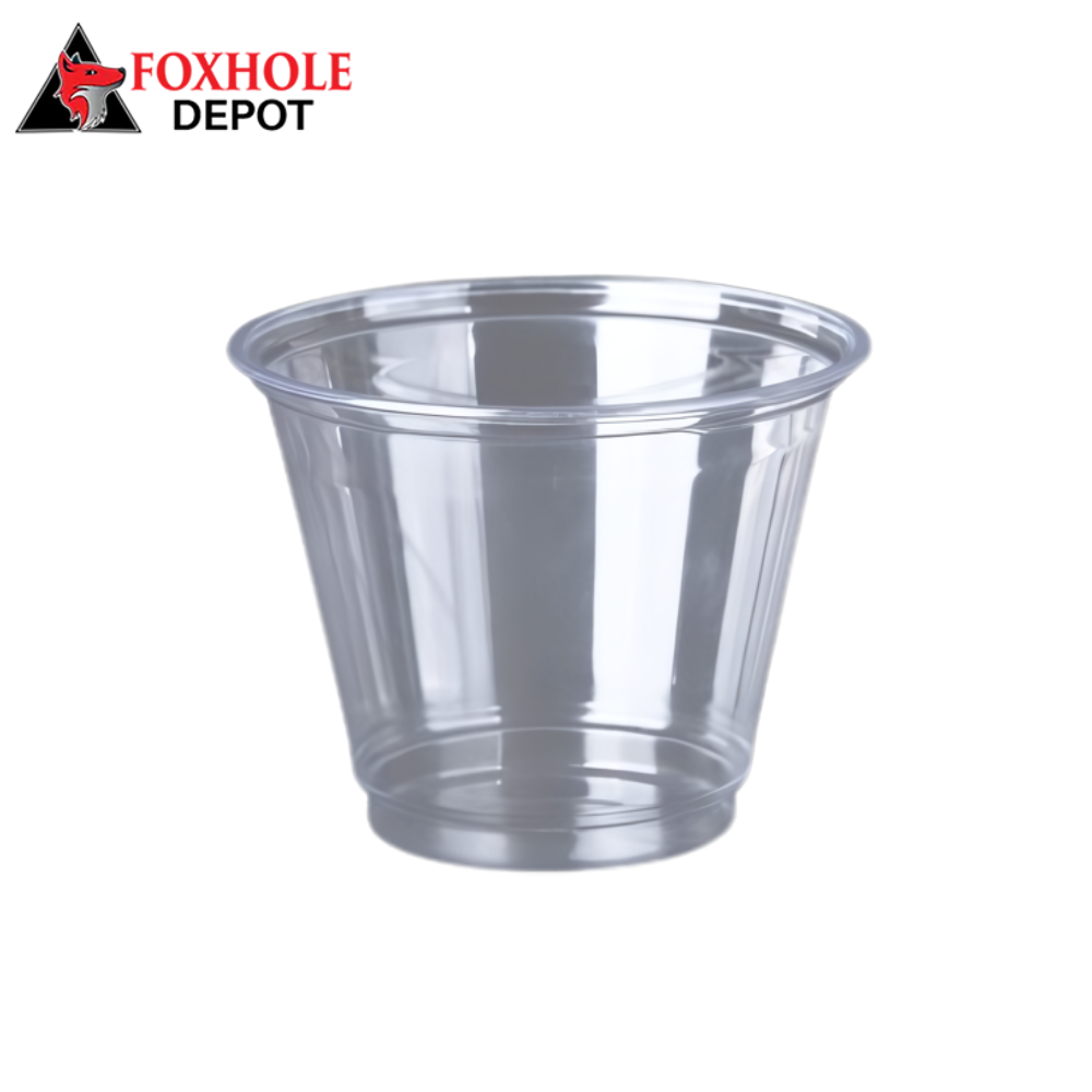 9 oz. Clear Squat Cups PET Cold Cup - 1000/Case