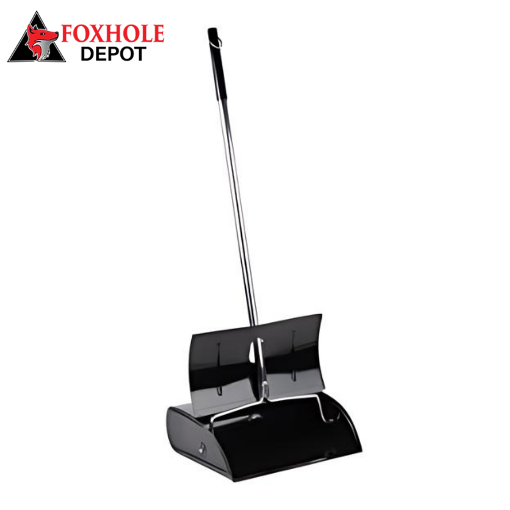 Impact Black Steel Lobby Dust Pan