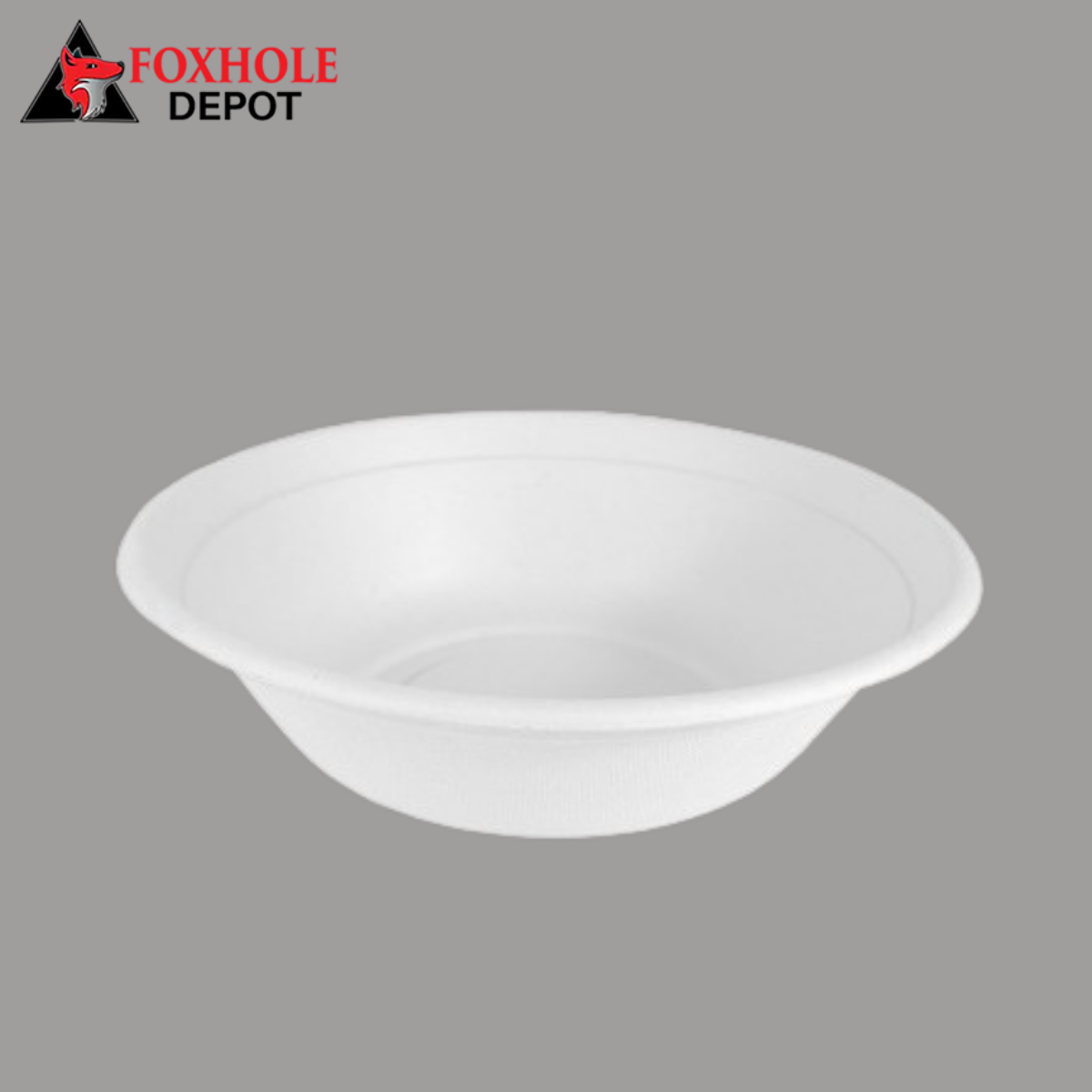 32oz Round Compostable Sugarcane / Bagasse Bowls - 500/Case