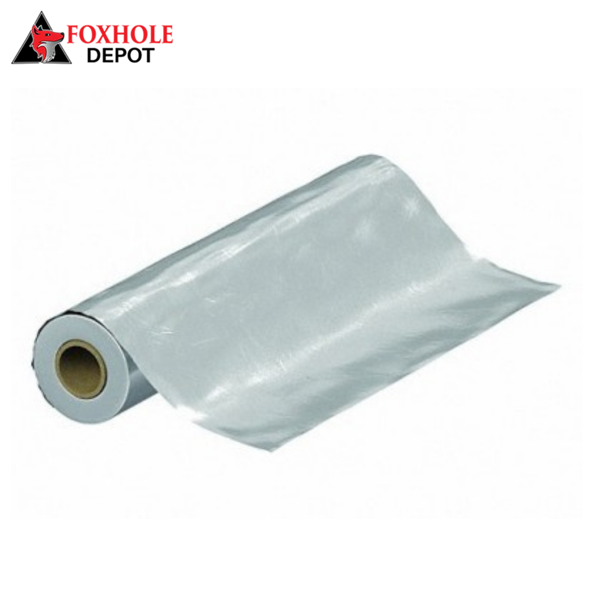 Aluminum Foil Roll, 18" x 1000' Silver