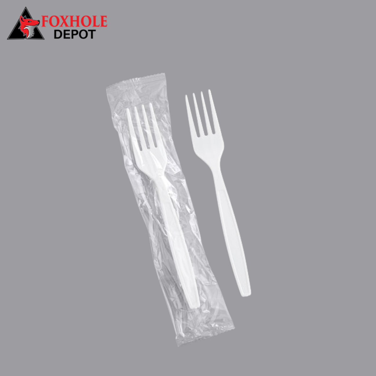 Heavy Weight Plastic Individually Wrapped Forks - 1000/Case