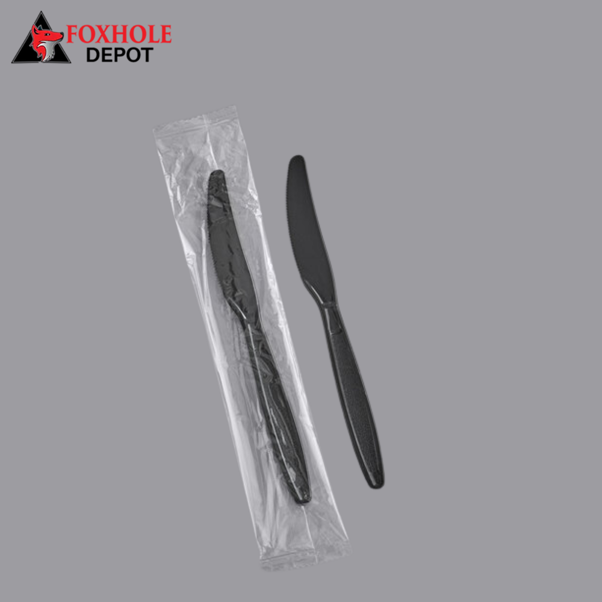 Individually Wrapped Heavy Weight Plastic Knife - 1000/Case