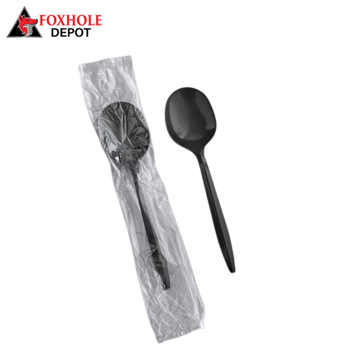 Individually Wrapped Medium Weight Plastic Soup Spoon – 1000/Case