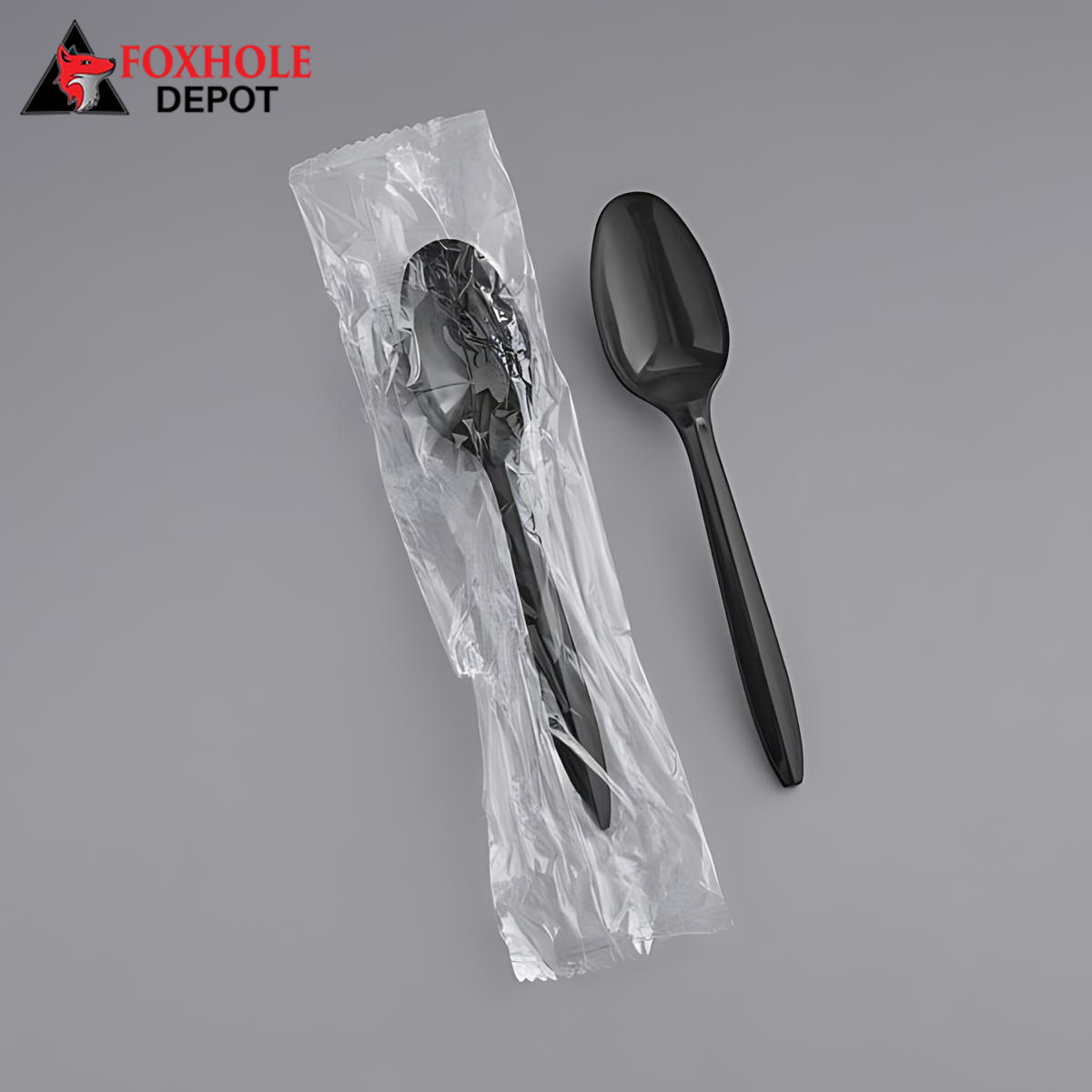 Individually Wrapped Medium Weight Plastic Teaspoon – 1000/Case