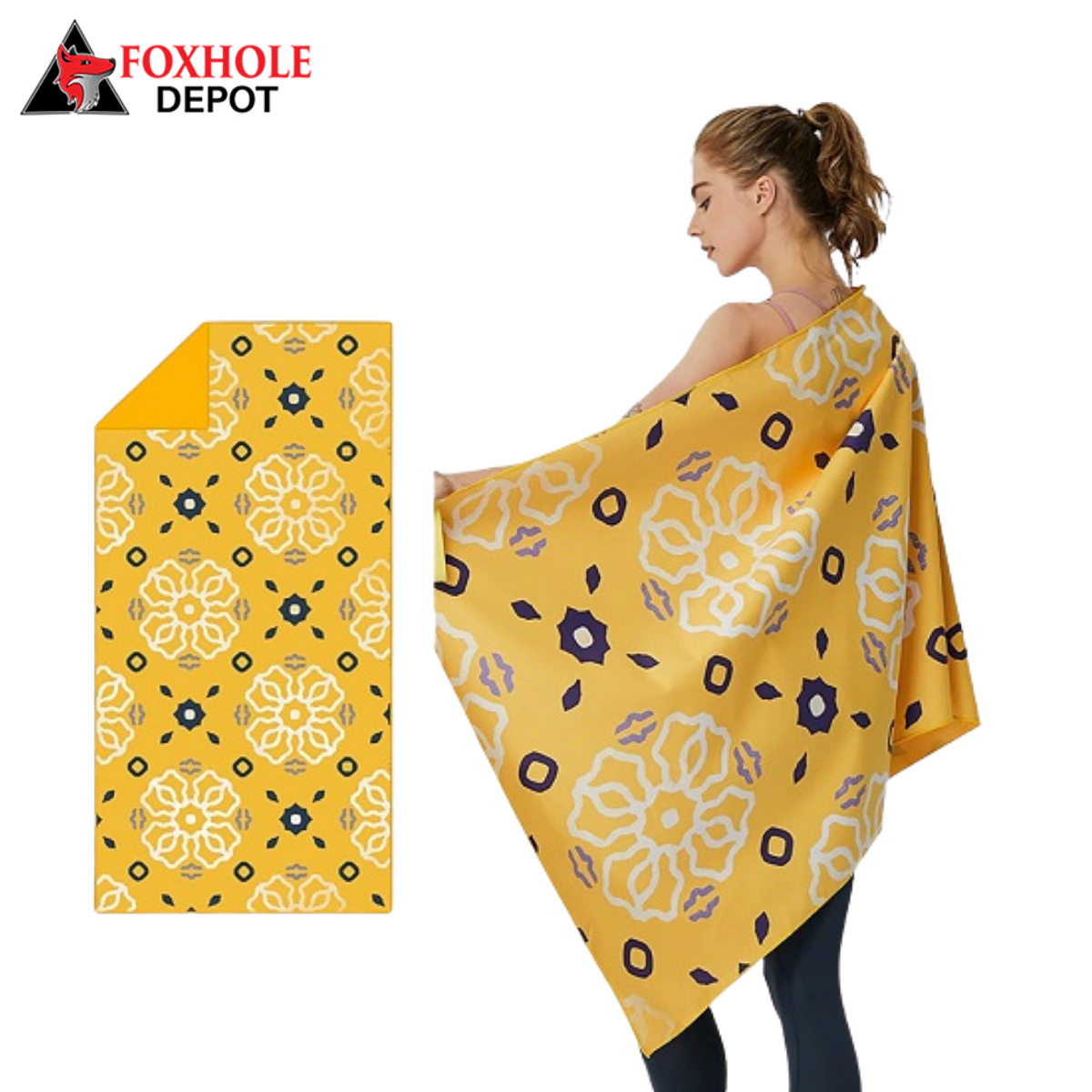 31"x63" Microfiber Beach Towels - Color A