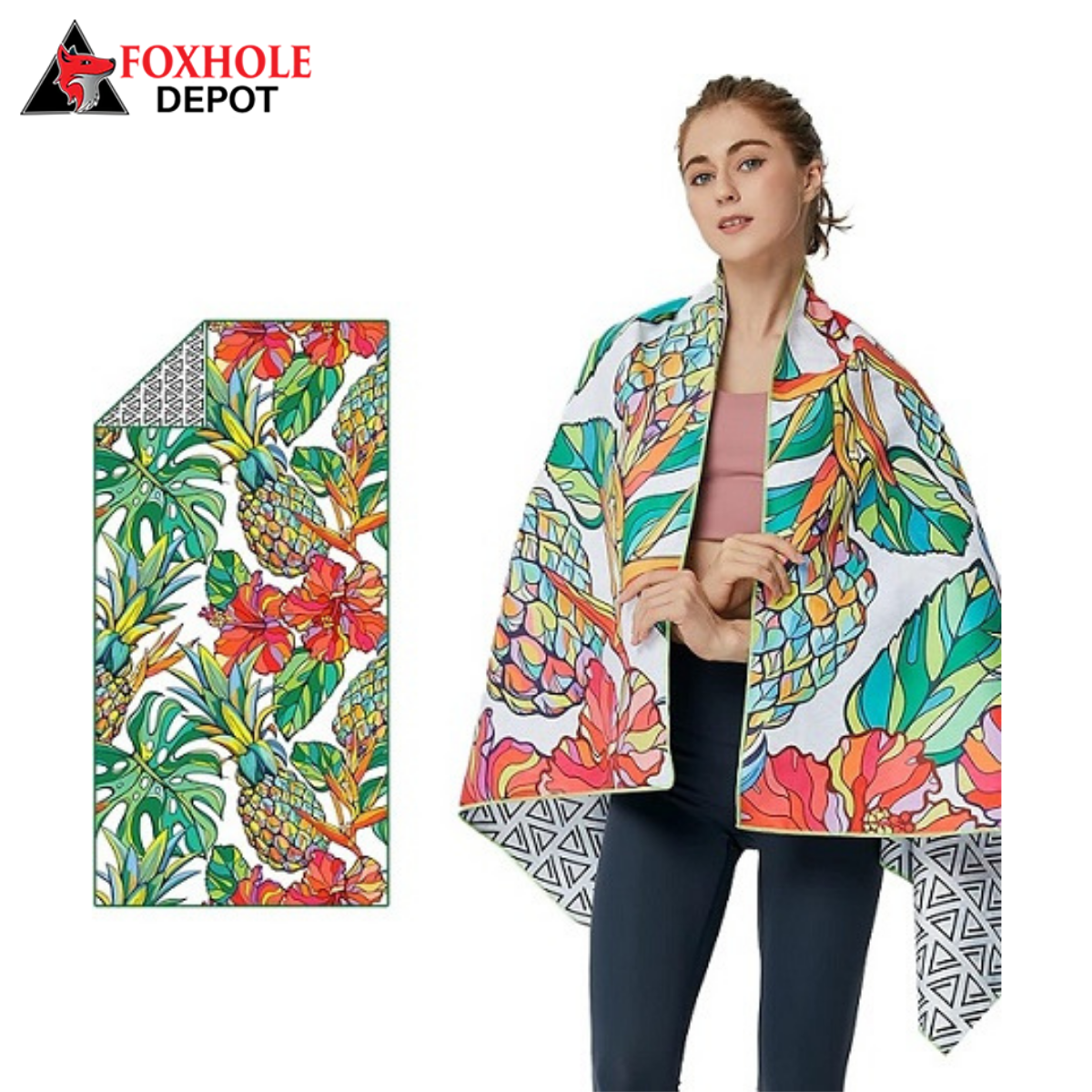 31"x63" Microfiber Beach Towels - Color G