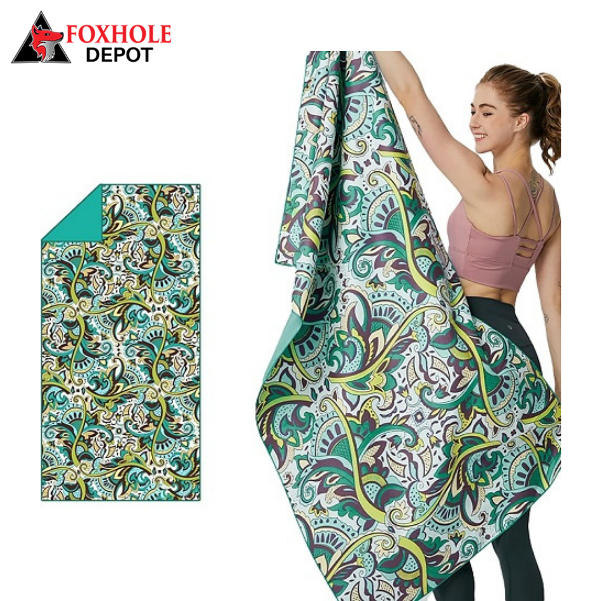 31"x63" Microfiber Beach Towels - Color L