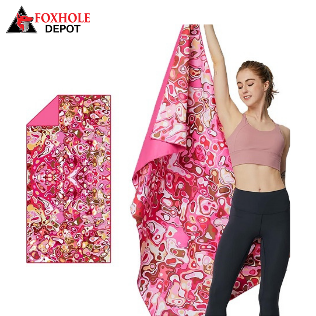 31"x63" Microfiber Beach Towels - Color M