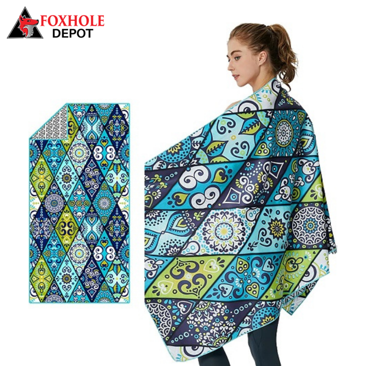 31"x63" Microfiber Beach Towels - Color S