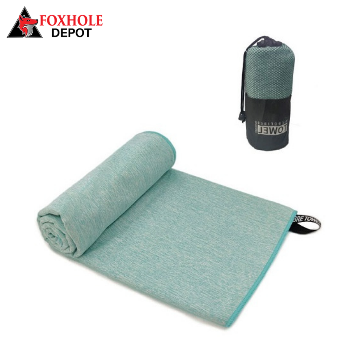 60" x 30" Quick Drying Travel Towel Double-sided Microfiber Towels Super Absorbent Towels for Yoga Sport Gym Camping Beach Hiking Swimming - Green