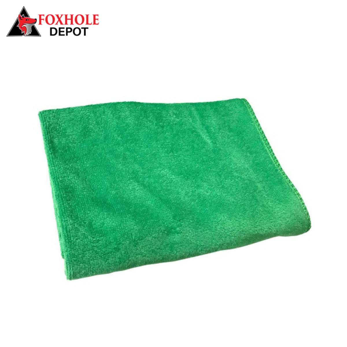 Microfiber Multi-Purpose Cleaning Towels 300g, 6/Pack - Green, 14x30 inches