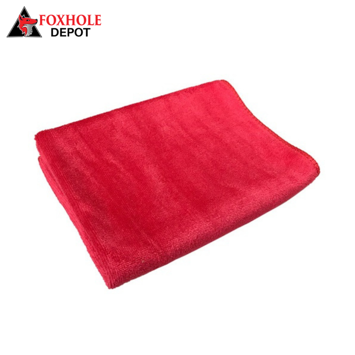 Microfiber Multi-Purpose Cleaning Towels 300g, 6/Pack - Red, 24x63 inches