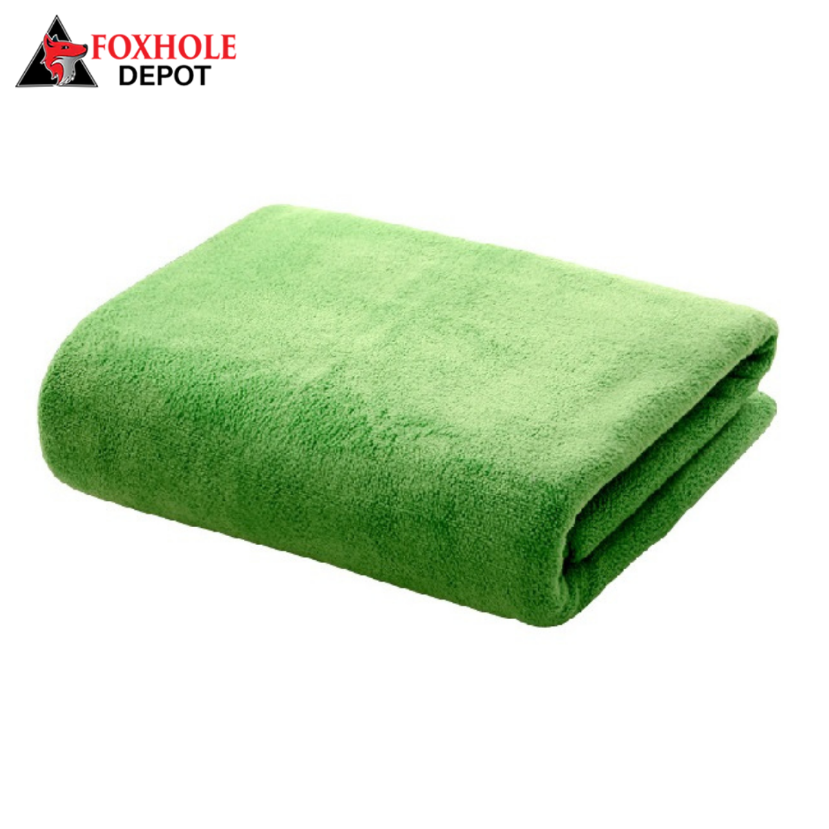 Microfiber Multi-Purpose Cleaning Towels 420g, 6/ Pack - Green, 12x28 inches