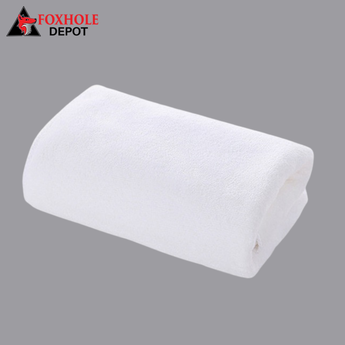 Microfiber Multi-Purpose Cleaning Towels 420g, 6/ Pack - White, 12x24 inches