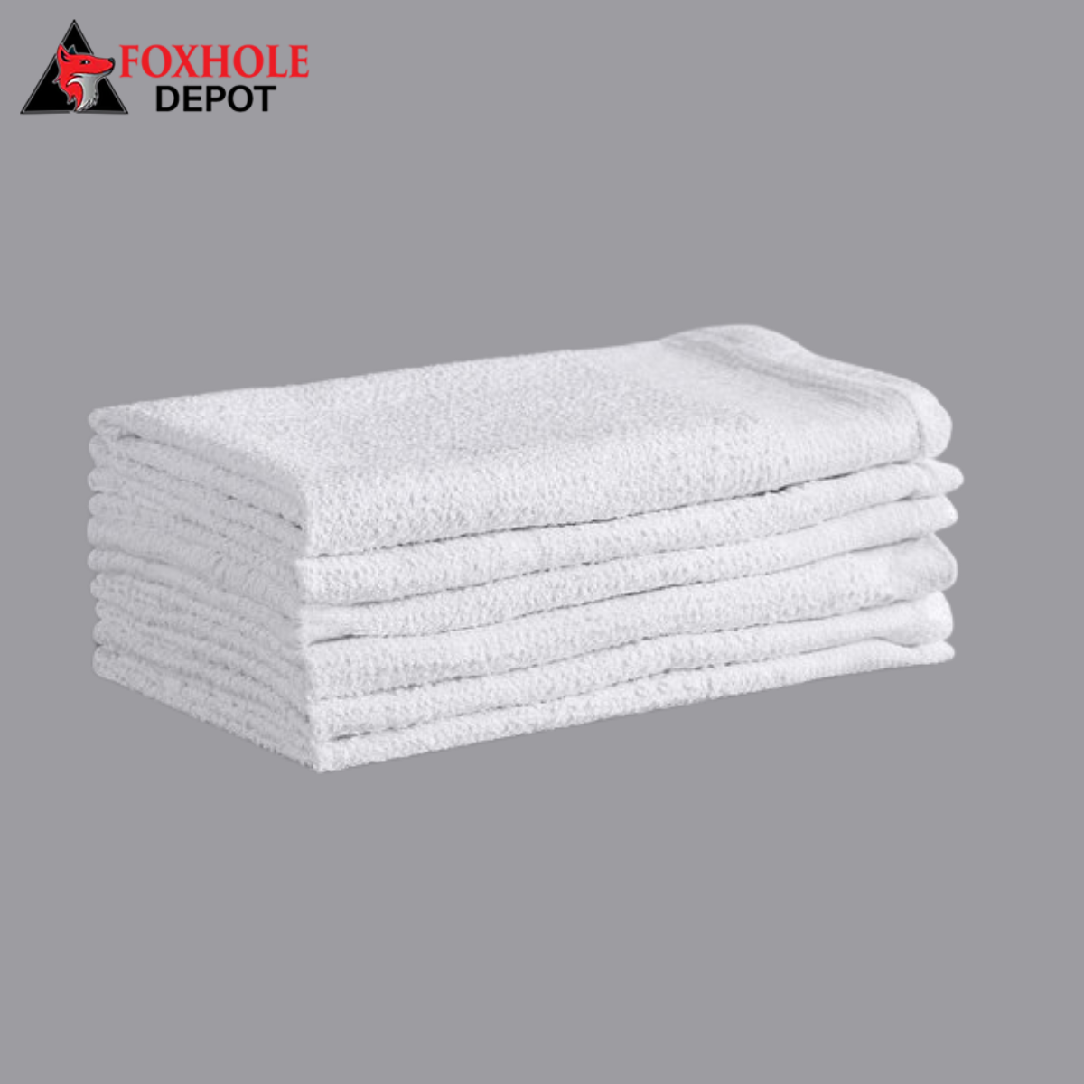 Multi-Purpose White Terry Cloth Towels in Bulk - Multi-size. - 40 lb.