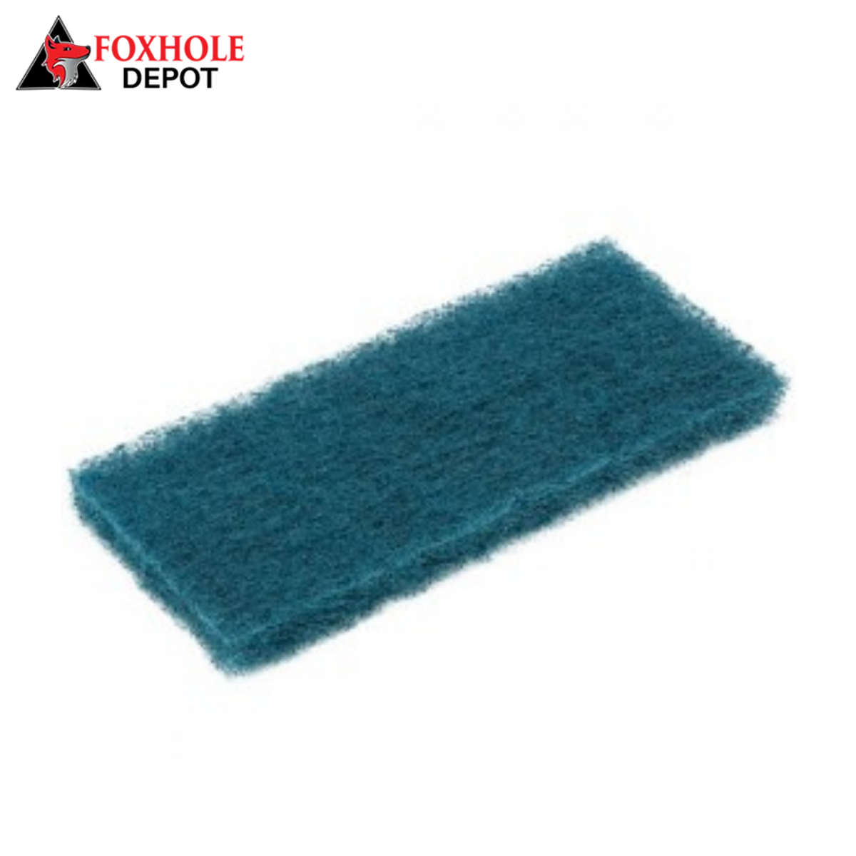 10" x 4 5/8" Blue Scrubbing Pad - 5/Pack