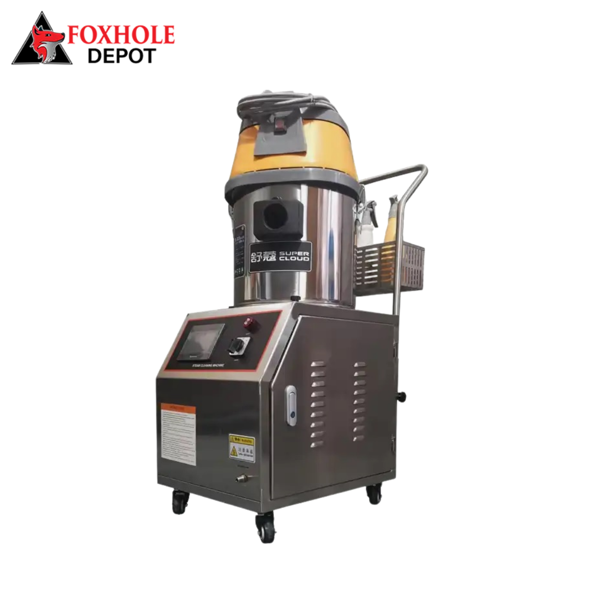 110V 6KW Mobile Steam Car Washer With one Steam Gun (not include vacuum cleaner)