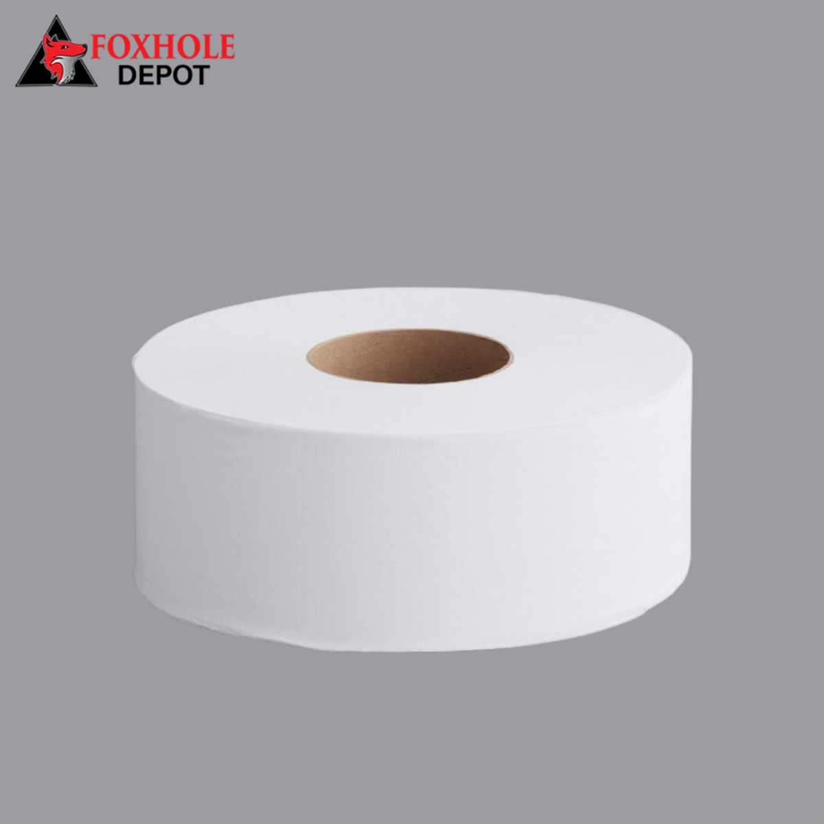 2-Ply Jumbo 720' Toilet Paper Roll with 9" Diameter - 12/Case