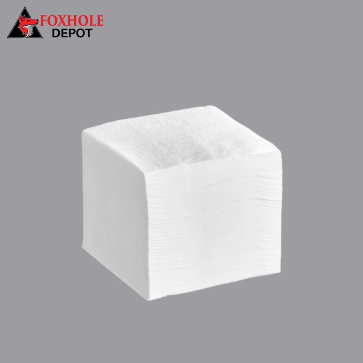 2-Ply White Beverage / Cocktail Napkin - 3000/Case