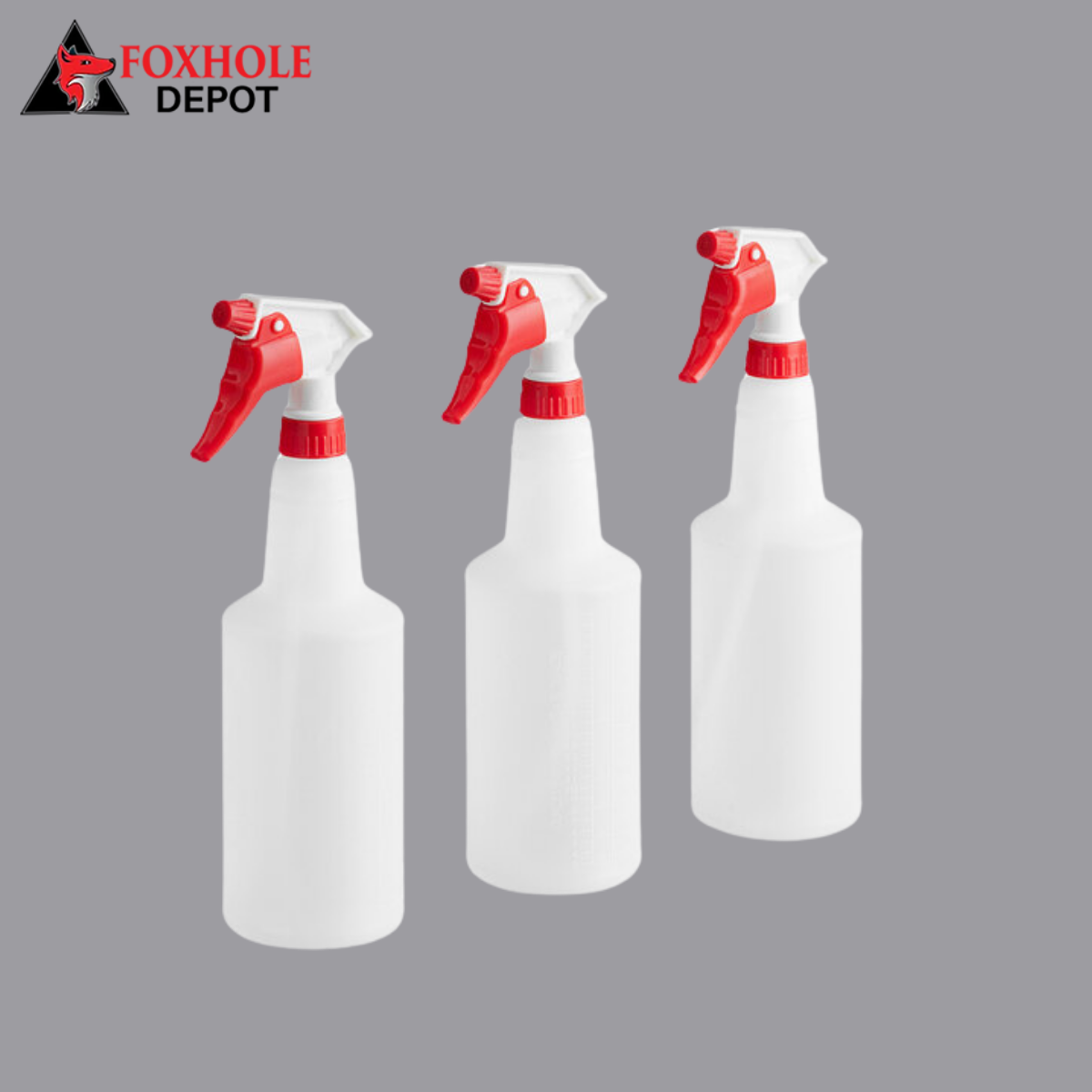 32 oz.Plastic Bottle / Sprayer - 3/Pack
