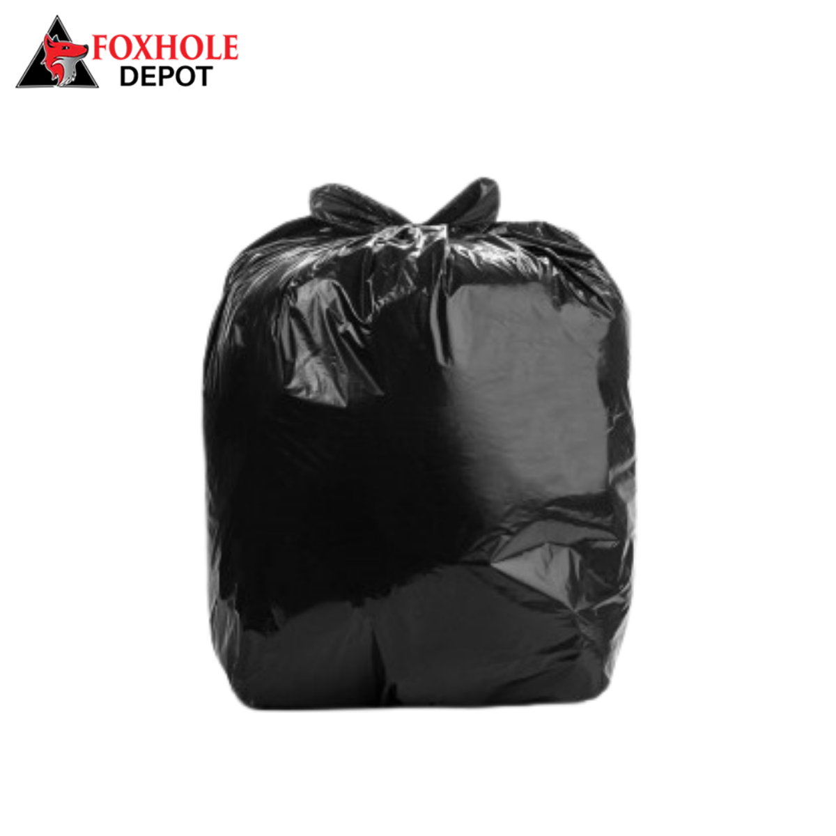 40-45 Gallon Trash Bags,1.2 Mil, 40"W x 46"H, Black, 100/ Case