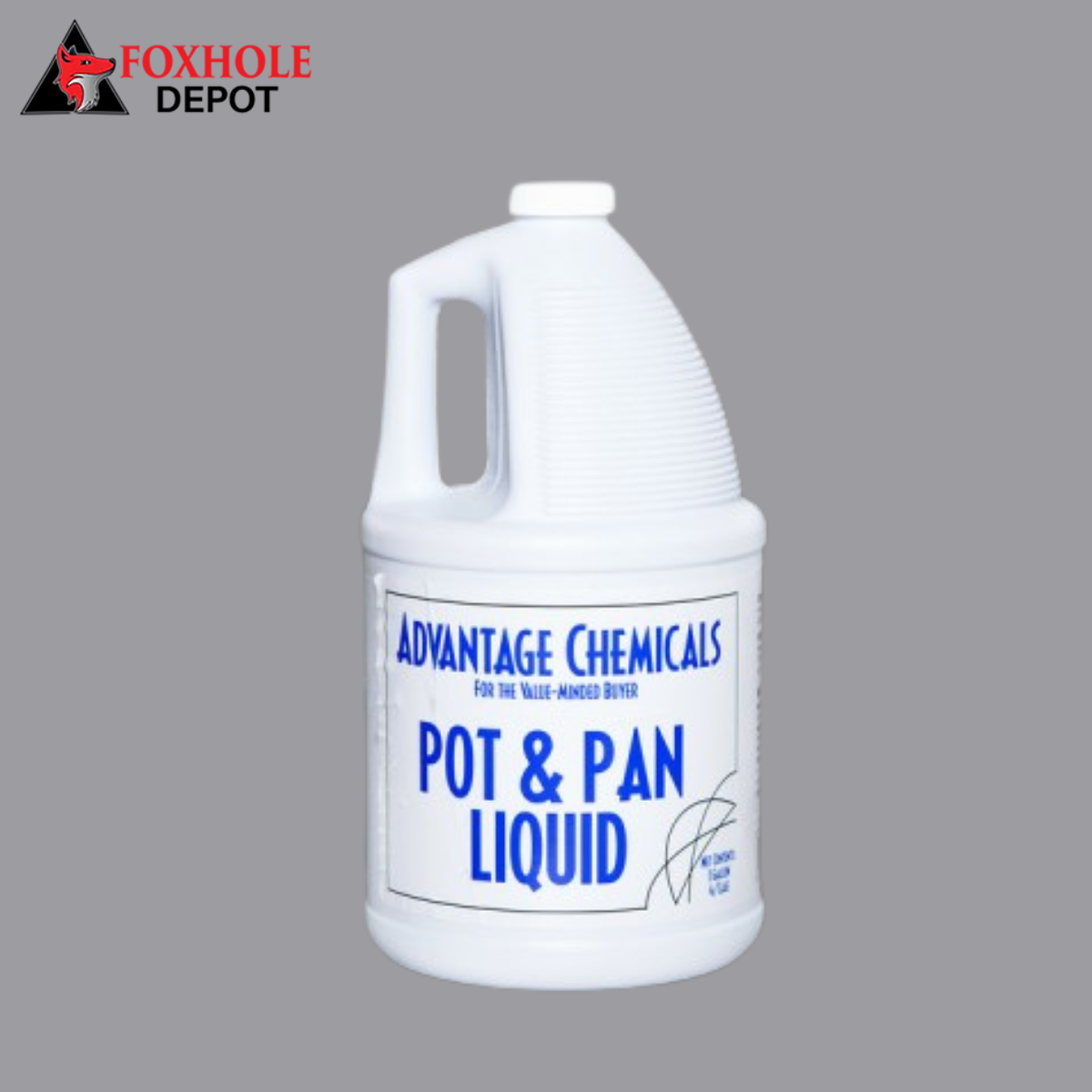 Advantage Chemicals 1 gallon / 128 oz. Pot &amp; Pan Liquid Detergent - 4/Case