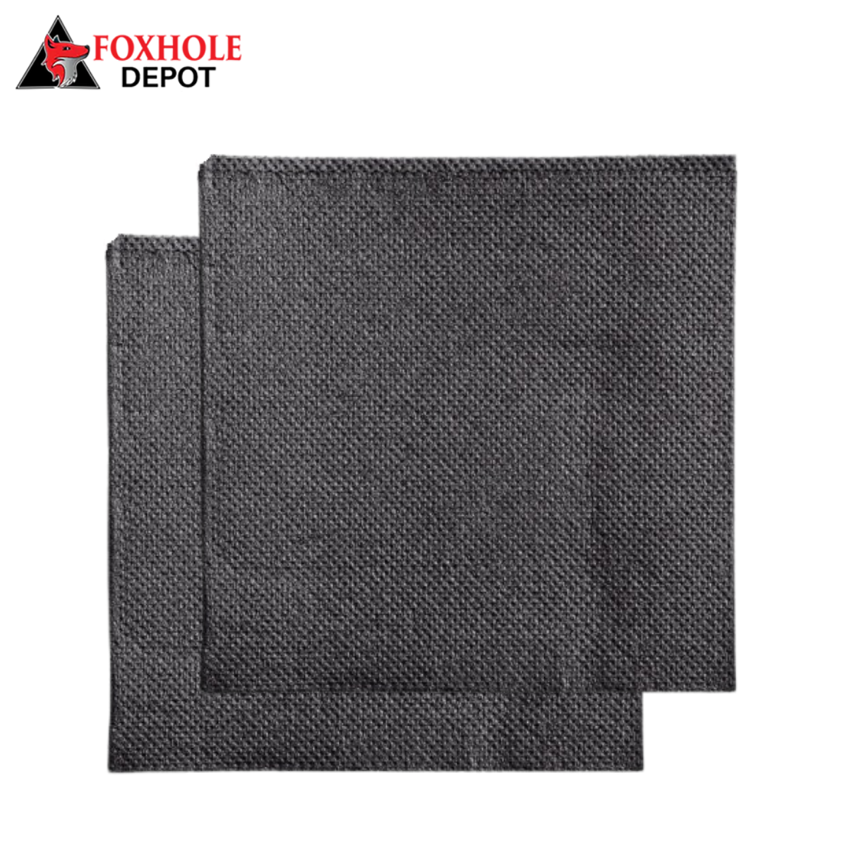 Black Linen-Feel Beverage Napkin, 1/4 Fold - 2400/Case
