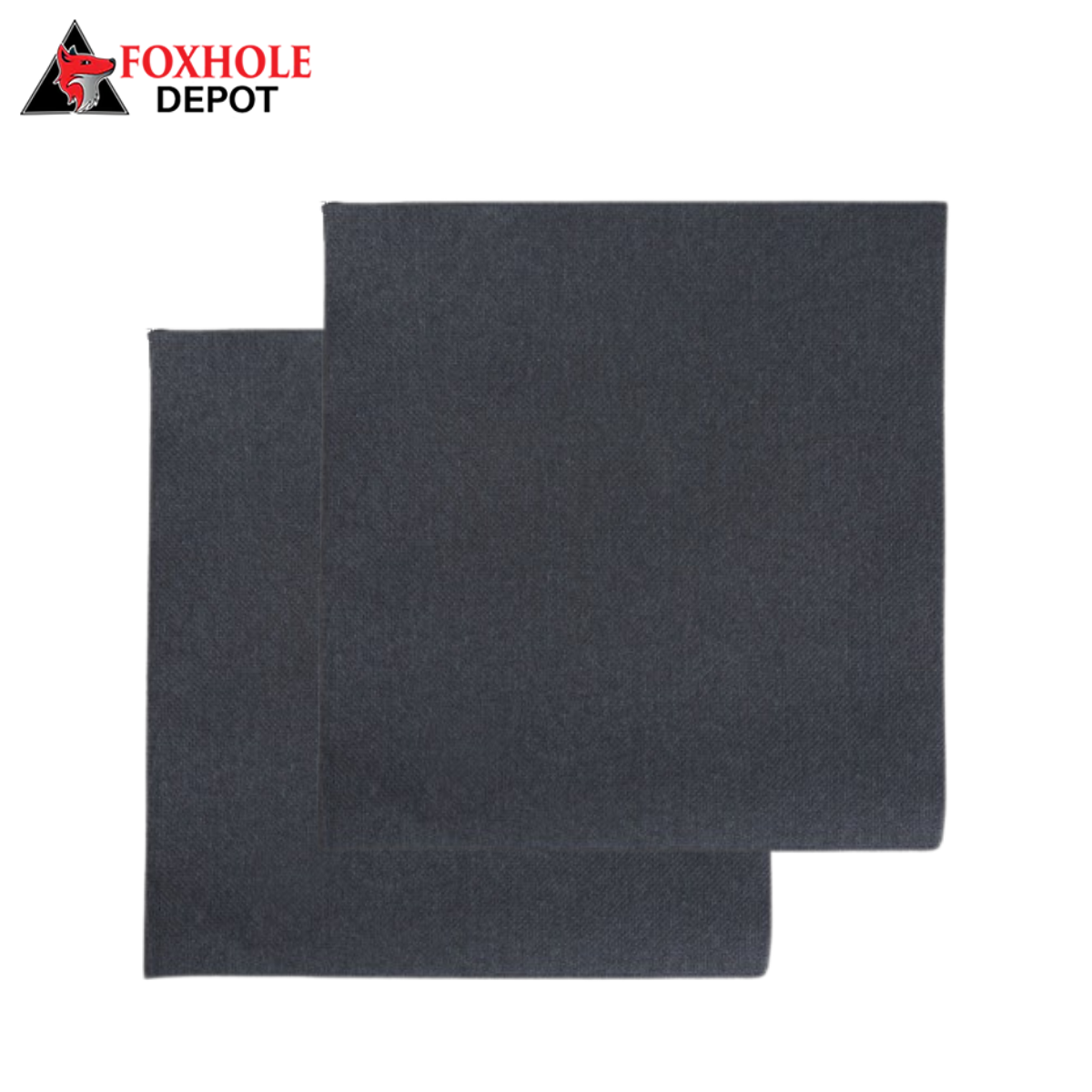 Black Linen-Feel Dinner Napkin, 1/4 Fold, 15 1/2" x 15 1/2" - 800/Case