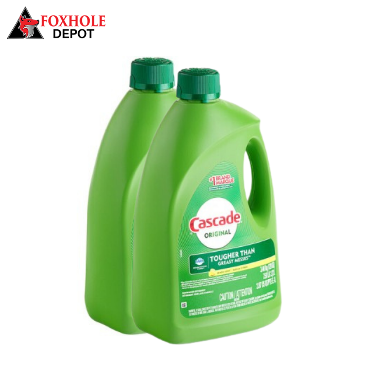 Cascade 28193 Original Lemon Scent Automatic Dishwasher Detergent Gel 120 oz.