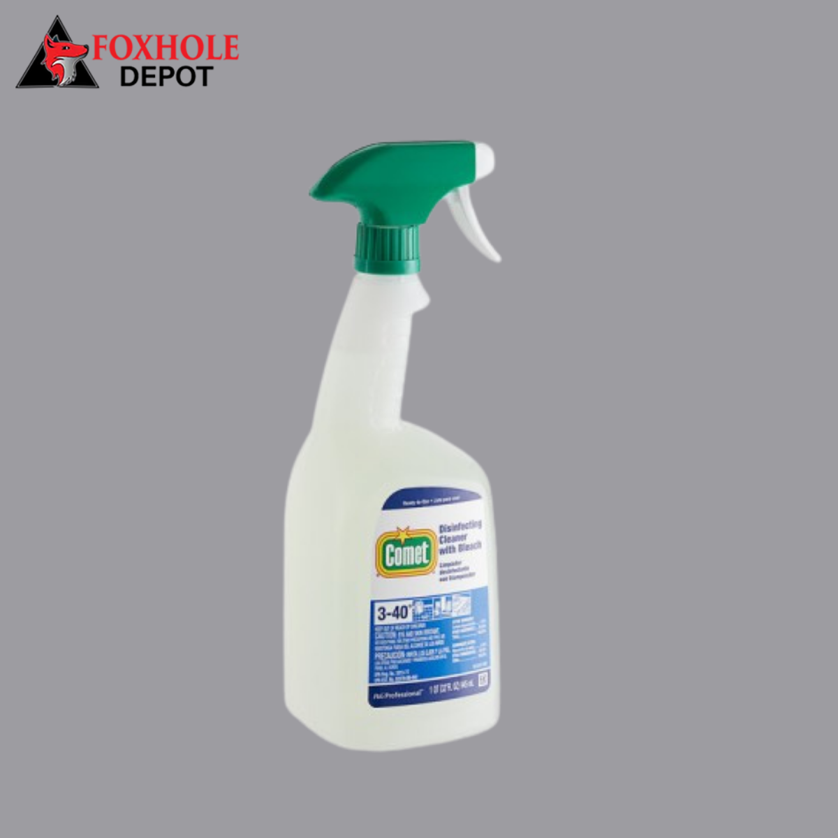 Comet 75350 Disinfecting Cleaner with Bleach Ready-to-Use Spray 32 oz. - 6/Case