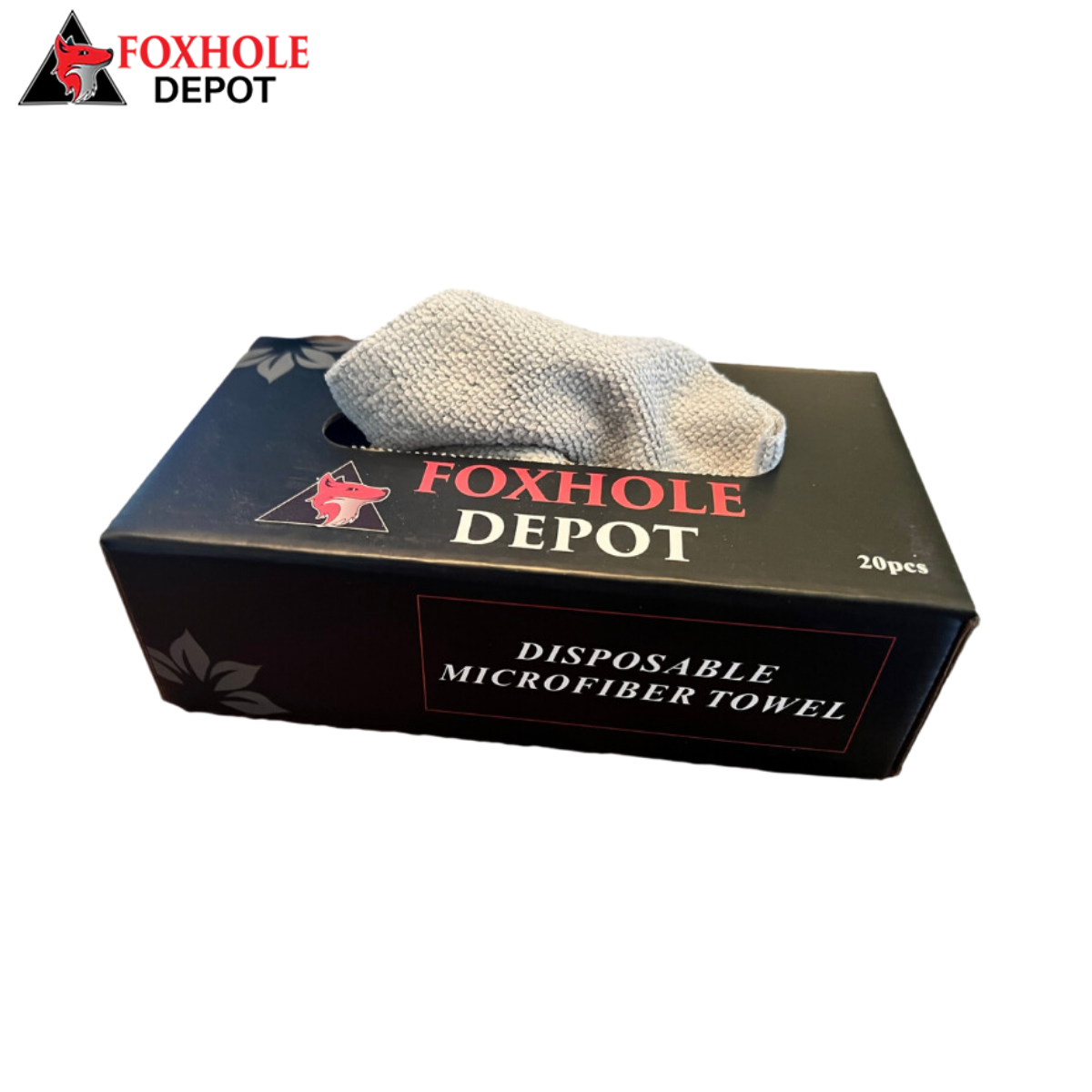 Disposable Microfiber Cleaning Towels Reusable Wipes - 20/Box