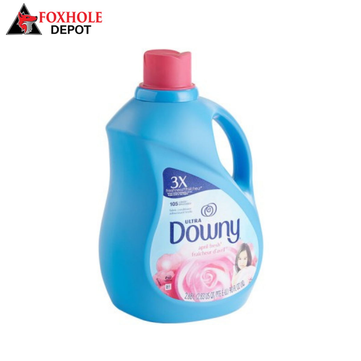 Downy 29511 90 oz. Ultra April Fresh Liquid Fabric Conditioner - 4/Case