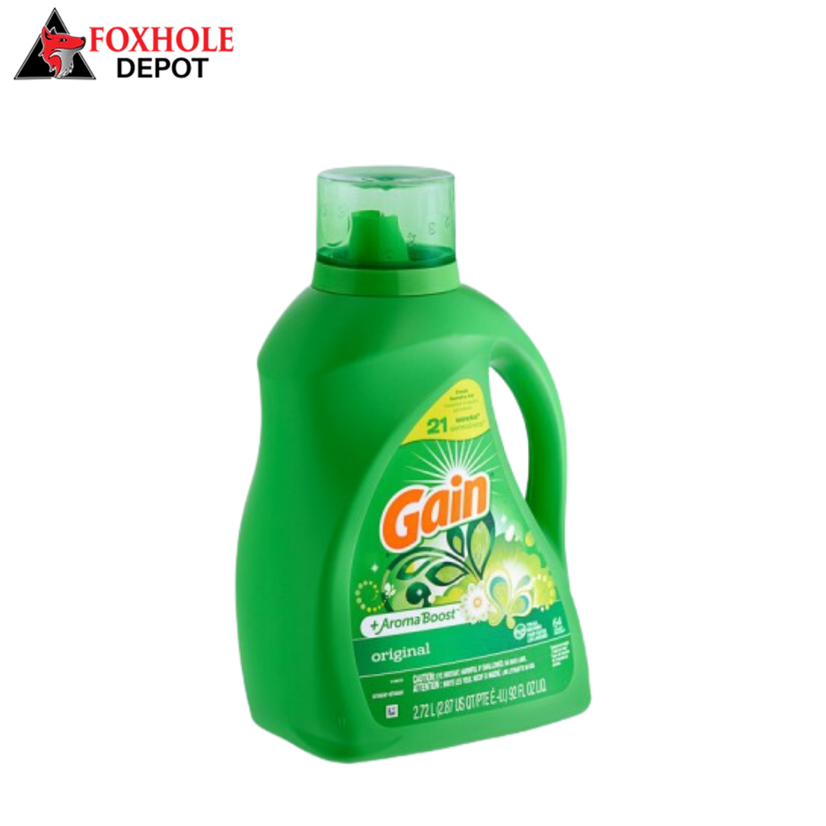 Gain 55867 92 oz. Original Laundry Detergent - 4/Case